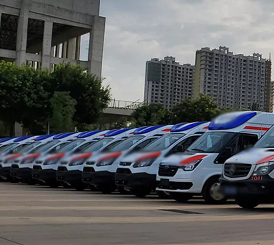 明溪县服务车队展示